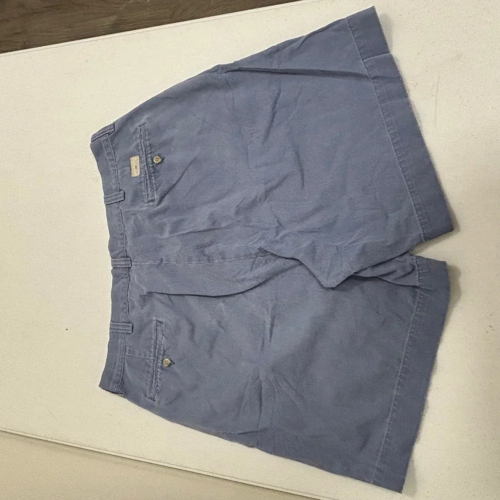 Polo Ralph Lauren Mens Chino Shorts Blue 100% Cotton Twill Flat Front 38 6160